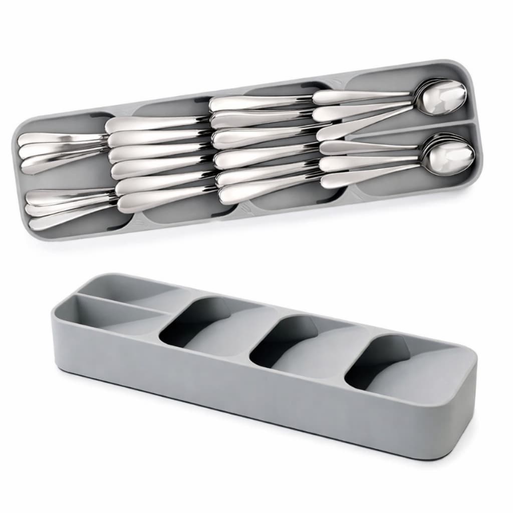 Organizador De Talheres Para Gaveta Ajustável Divisórias Cozinha Prático Antiderrapante Utensílios Facas