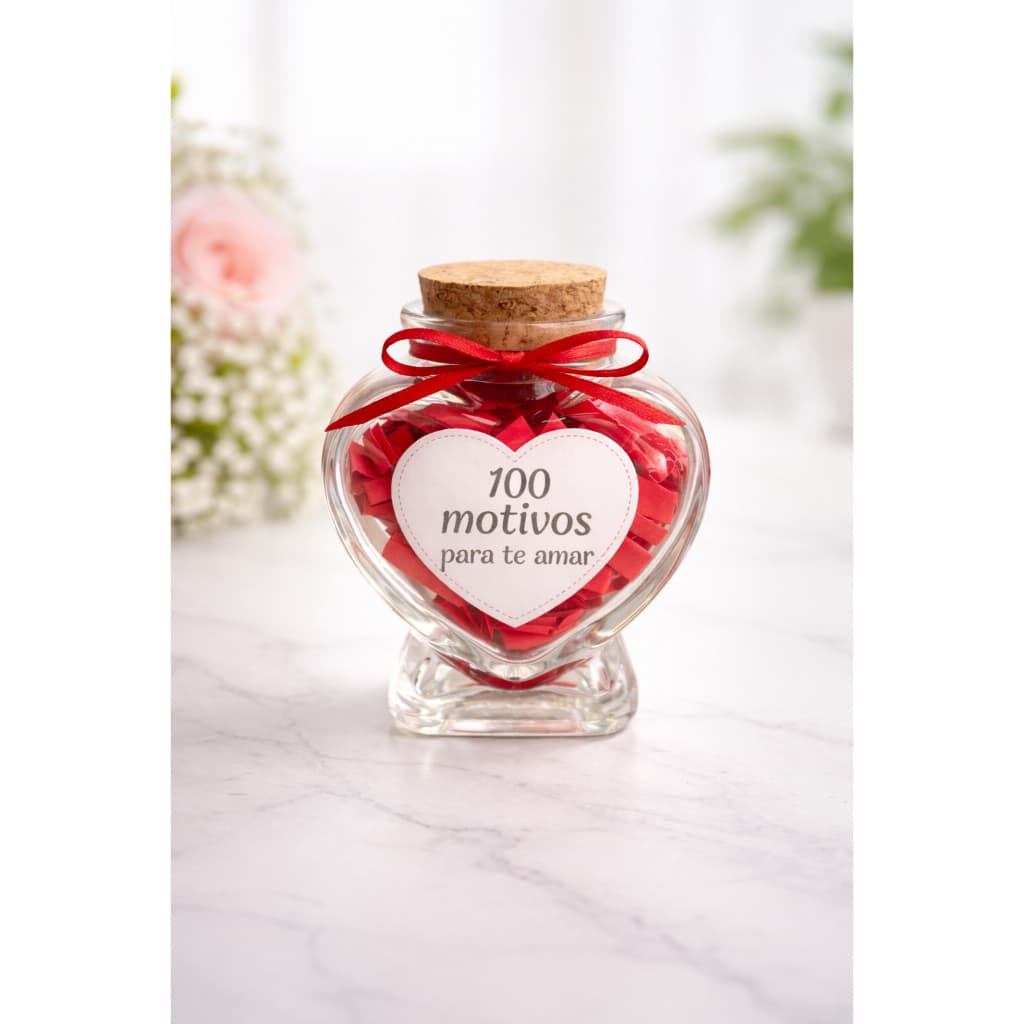 Pote 100 Motivos Para Te Amar – Presente Romântico e Criativo