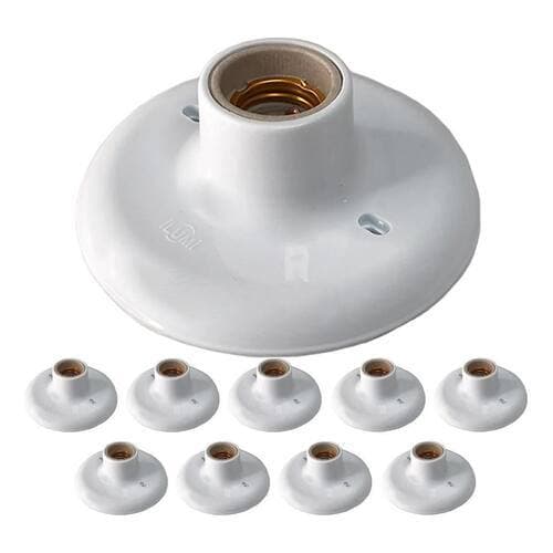KIT 10 BOCAL DE LAMPADA E27  OLIVIO