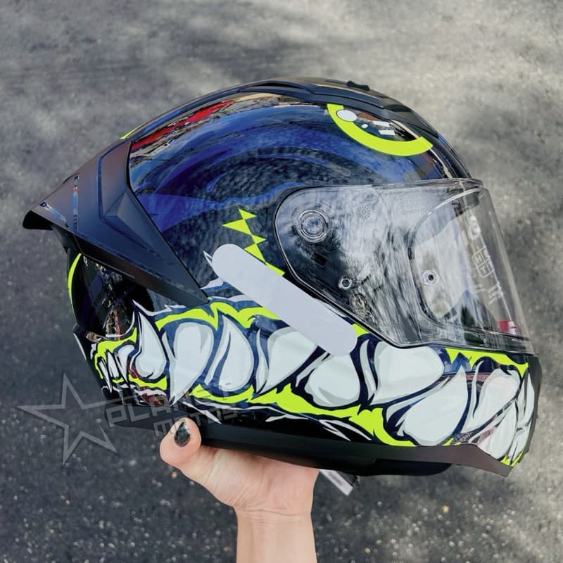 Capacete LS2 FF810 Vigo Sarbul Amarelo Brilha no Escuro
