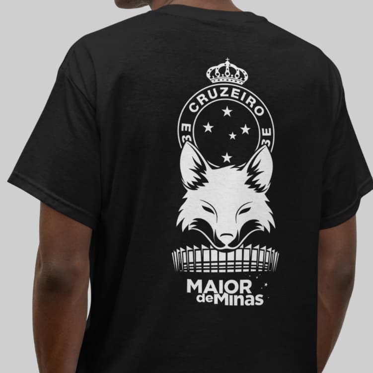 Camiseta Time Cruzeiro E.C Maior De Minas Futebol 100% Algodão Casual