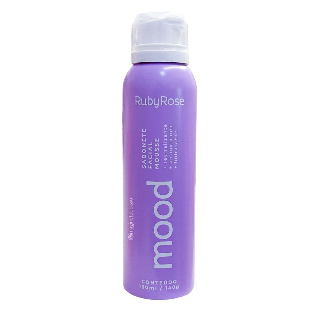 Sabonete Facial Mousse Feels Mood Revitalizante Ruby Rose