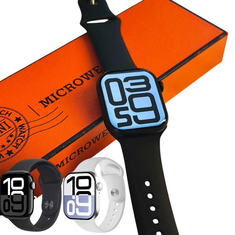 Smartwatch Microwear W10 Pro Mini 1GB GPS Chatgpt Tradutor Siri/ NFC Faz e recebe ligações Bluetooth