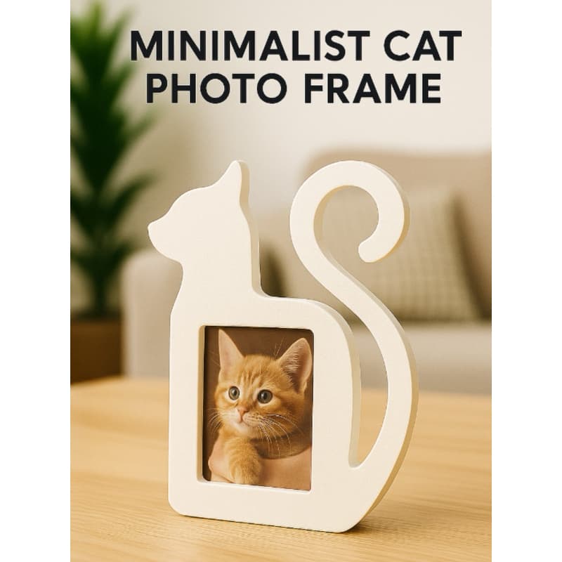 Moldura de gato para fotografias, moldura para fotos, moldura fofa para fotos