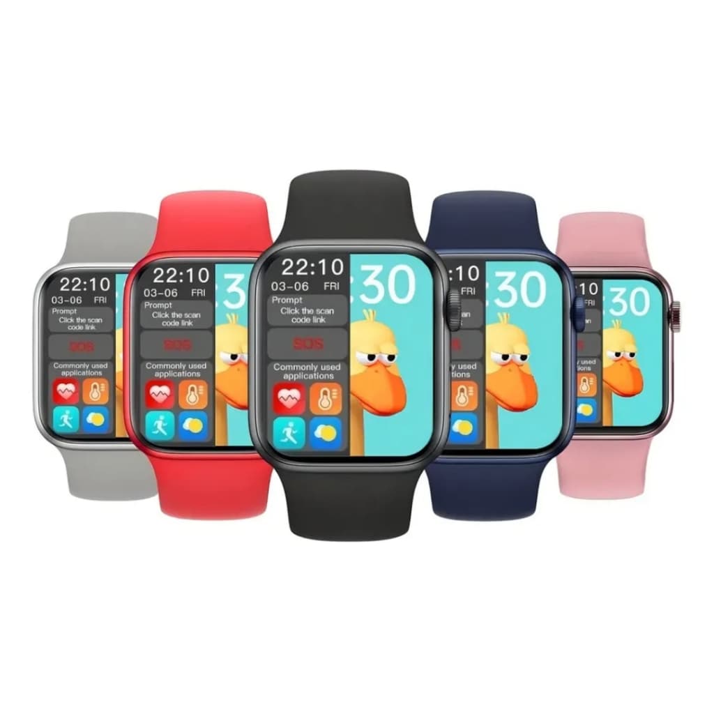 Smartwatch HW12 Série 7 Faz Ligações Bluetooth Tela Infinita Monitor Cardíaco Notificações Android iOS