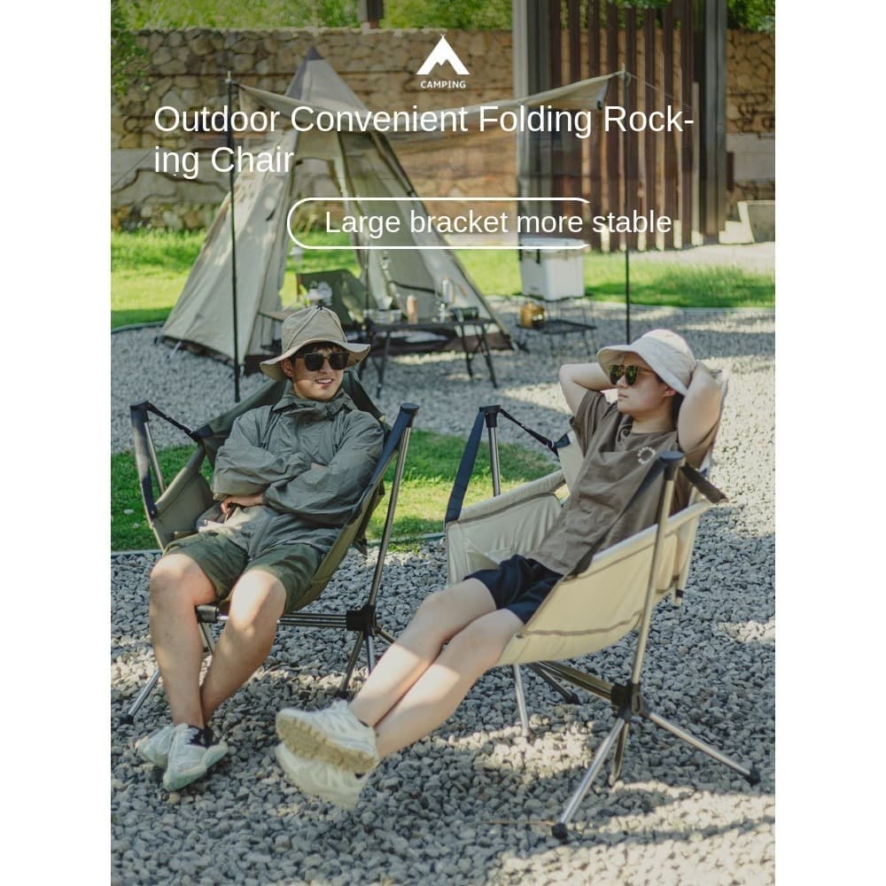 Cadeira de Balanço Portátil Outdoor | Alumínio Resistente e Fácil de Guardar