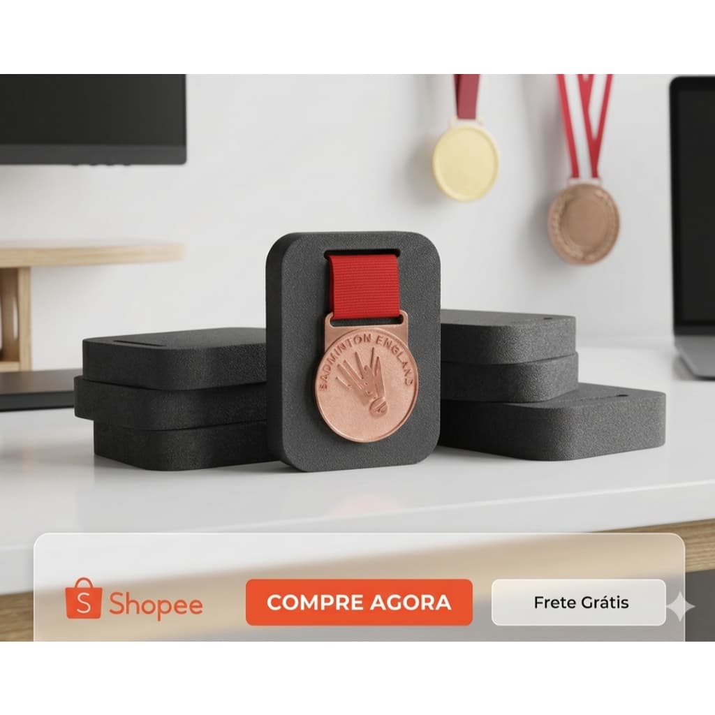 Kit Porta Medalhas Vitrine