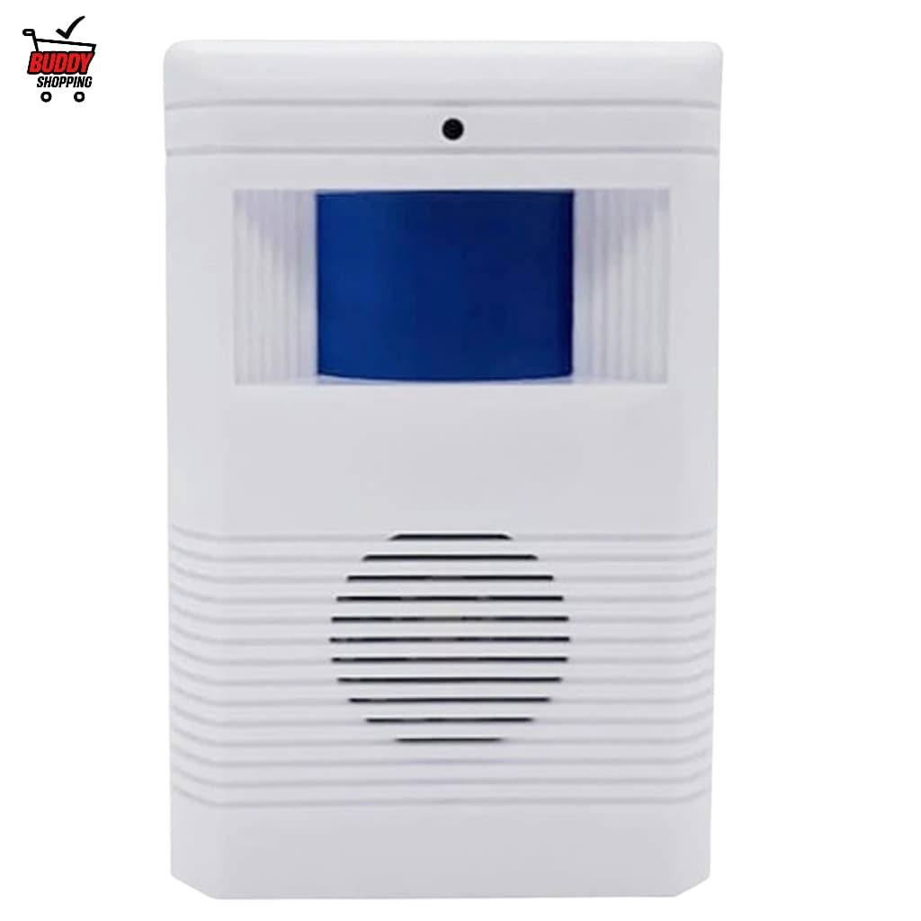 Sensor De Presença Anunciador Sonoro Ajustável Campainha Detector Movimento Alta Qualidade