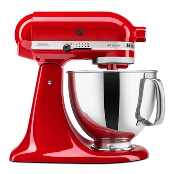 Batedeira Planetária Kitchenaid Vermelha Artisan 110v
