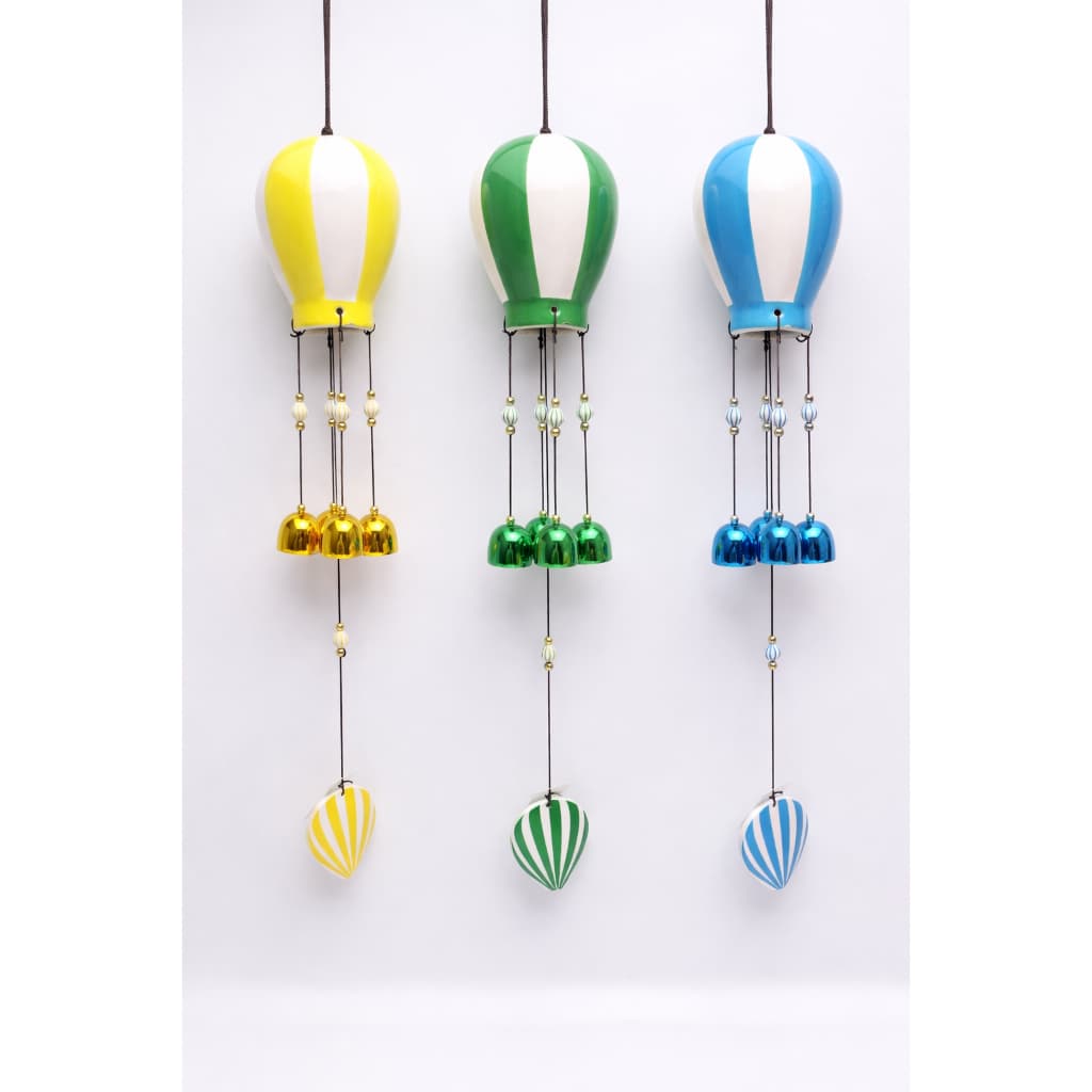 Sino dos Ventos Balão Colorido  Harmonia e Encanto para seu Ambiente