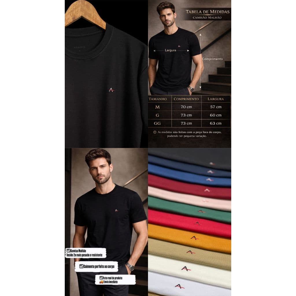 Camisa Malhão Básica Aram1s