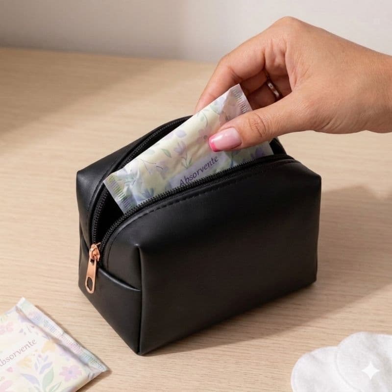 Kit Mini Necessaire Econômica Porta Objetos Multiuso Organizador Viagem