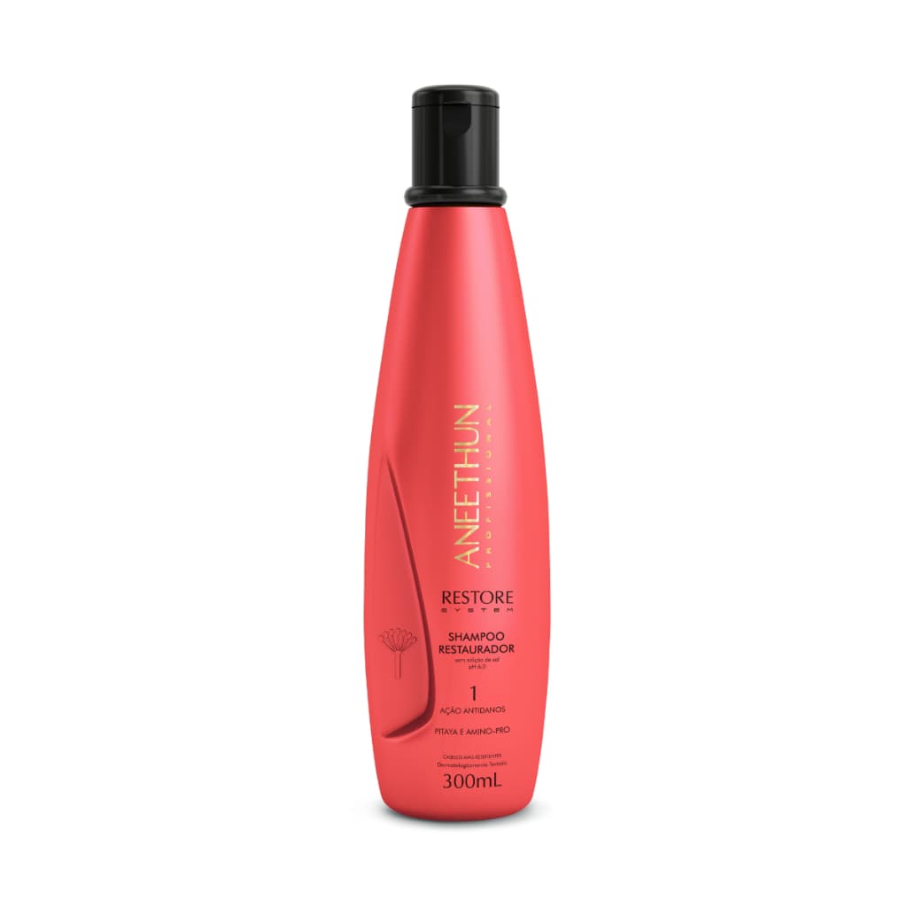Shampoo Aneethun Restore System Ação Antidanos 300ml