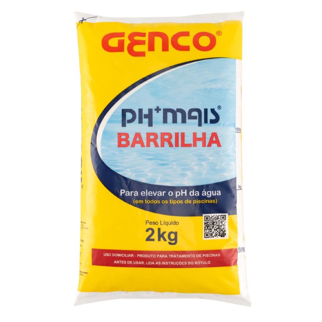 ELEVADOR DE PH BARRILHA PH + GENCO 2KG PISCINA