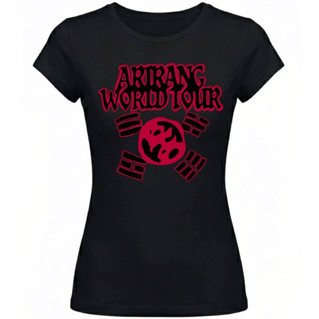Baby Look BTS Arirang World Tour FanMade Kpop Frente Premium Algodão HD