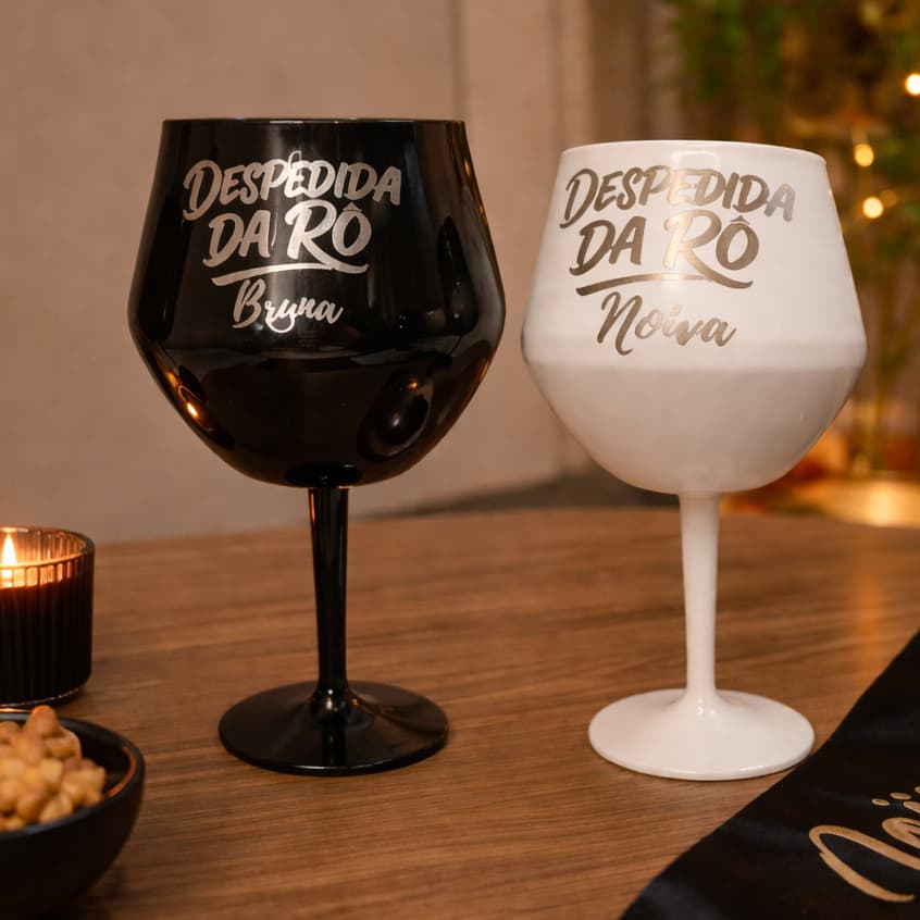 Taça Térmica Personalizada Aço Inox Para Gin Gravação Para Despedida De Solteiro