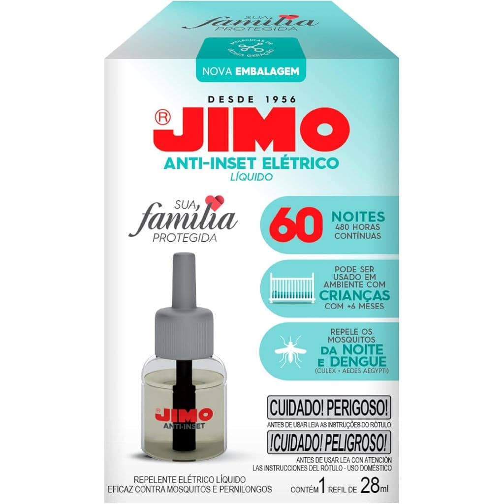 Jimo Anti-Inset Refil Líquido 60 Noites