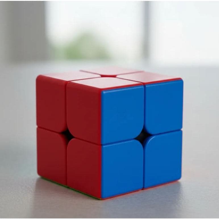 Cubo Mágico Profissional 2x2 com Superfície Ultra-Suave em ABS