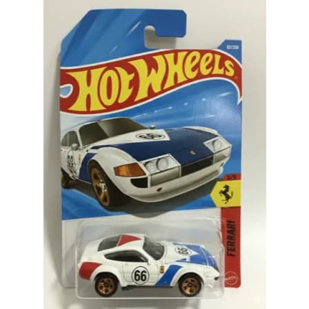 Hot Wheels Ferrari 365 GTB4 Competizione Branco Lote D 2026