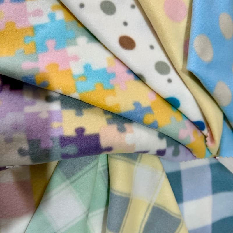 Tecido Soft Estampado 1,60m de largura para artesanato pijamas cobertores tecido de inverno