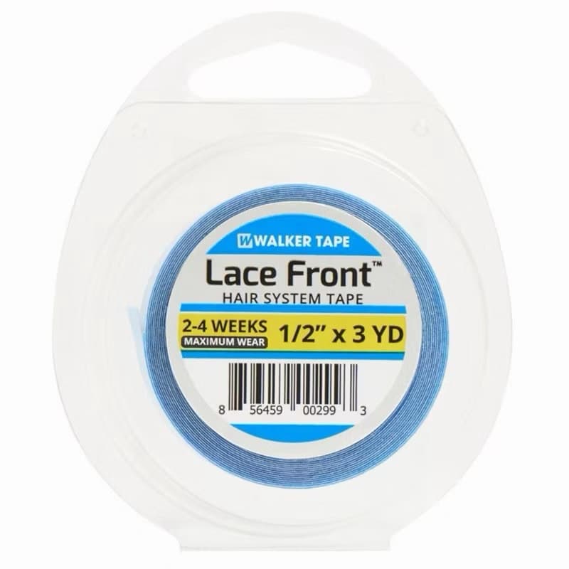 Fita Rolo Adesivo Lace Front Azul 3 Metros X 1.27cm