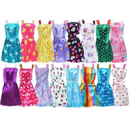 Vestidos Para Bonecas, Kits Com Vestidos, Bolsas e sapatinhos.