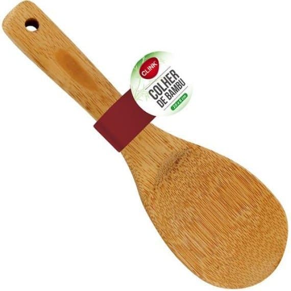 Colher Bambu 20 Cm X 6 Cm Clink-4489
