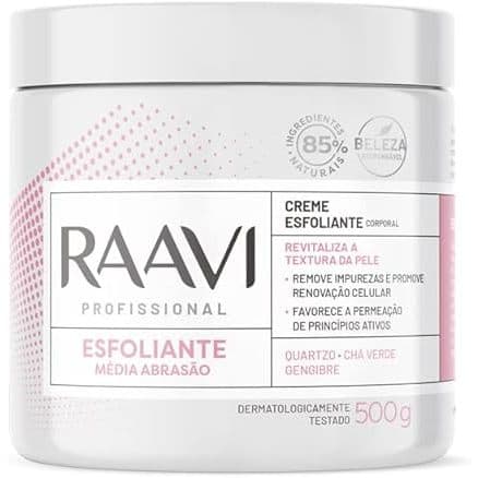 Creme Esfoliante Media Abrasão 500G Raavi Dermocosméticos