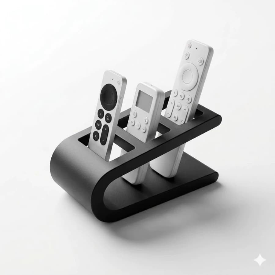 Porta Controle Remoto Organizador Moderno para Sala