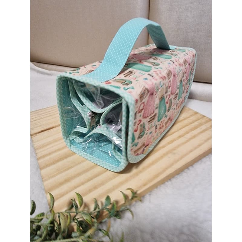 Necessaire rocambole 4 zíperes- escolher estampa via chat