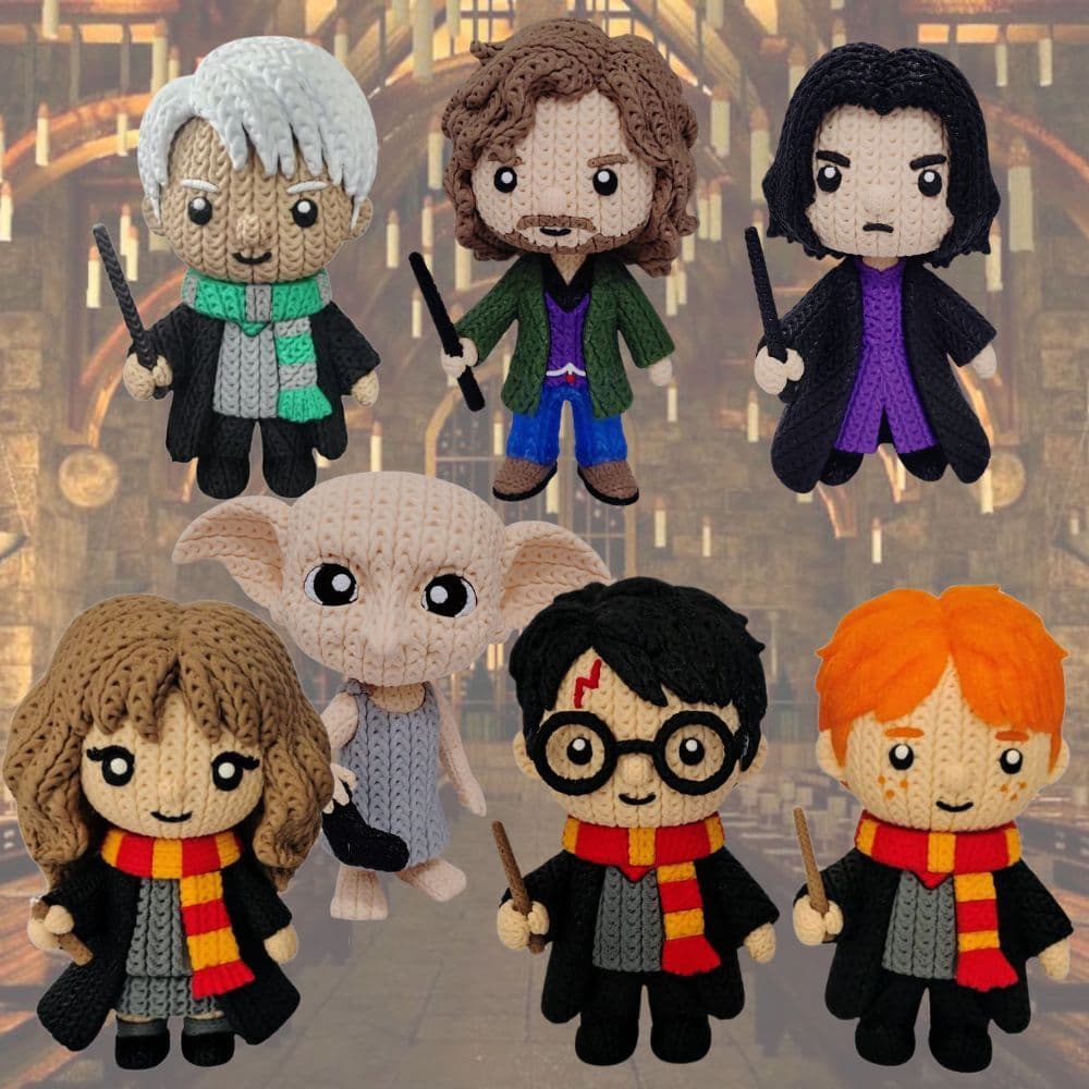Harry Potter Boneco 3D Colecionável Siriús | Severo | Malfoy | Dobby Decoração Geek Miniatura Impressão 3D