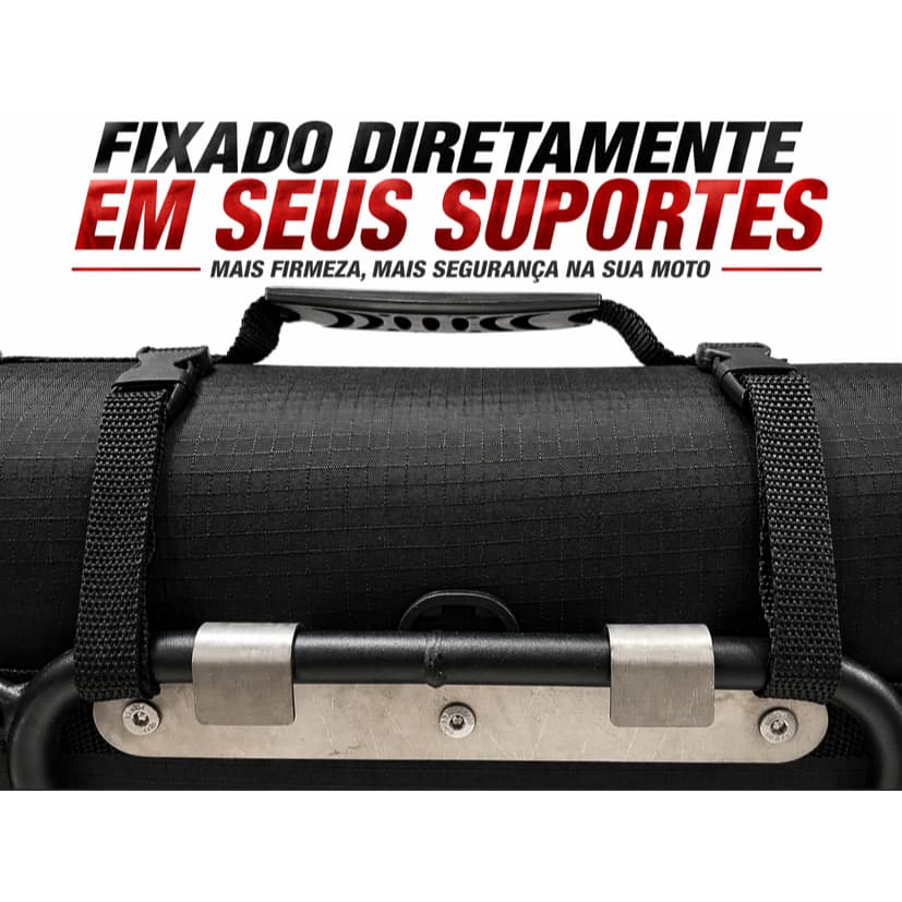 Alforge 30L Premium para Moto Instalação Direta nos Suportes