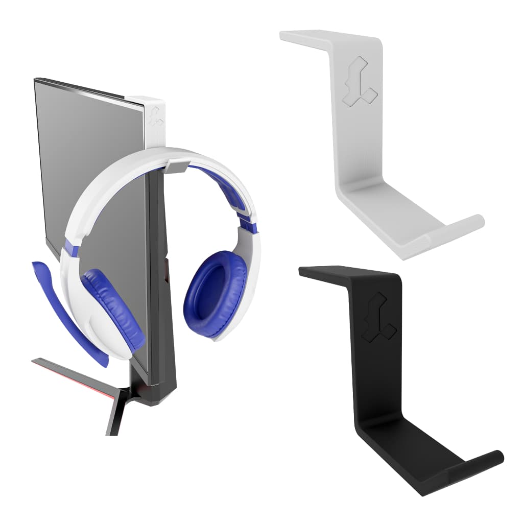 Suporte De Headset Para Monitor Gamer Fone De Ouvido Adesivo