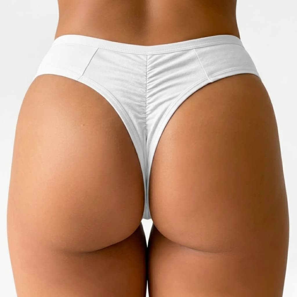 Calcinha Fio Duplo Levanta BumBum Feminina Kit 10 Peças Sem Costura Confortável Não Marca Roupa