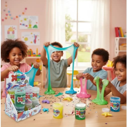 Kit 2 Meleka Slime Fundo Do Mar 130g Sortidas