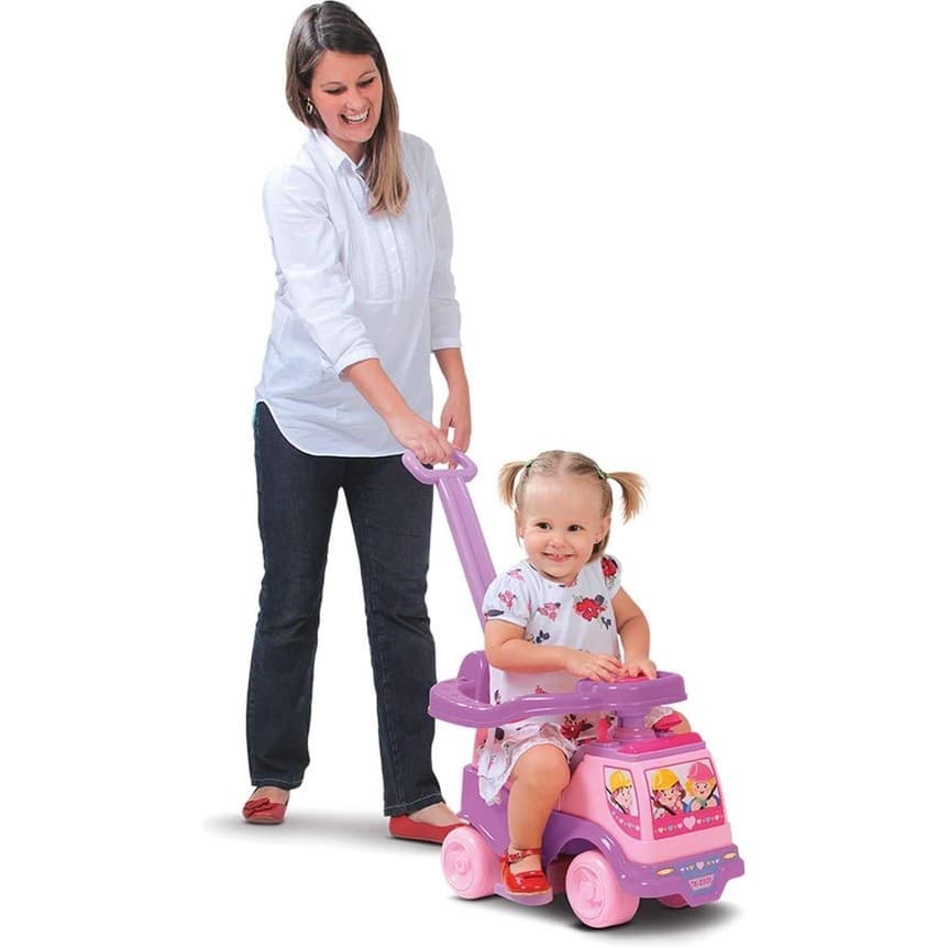 Empurrador Veiculo de Brinquedo Carrinho para Bebê Totokinha Tractor Plus