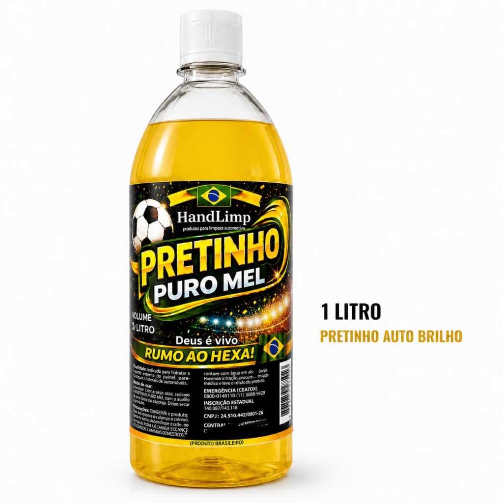PRETINHO AUTOMOTIVO AUTO BRILHO PNEU COM BRILHO INTENSO E PROTEÇÃO