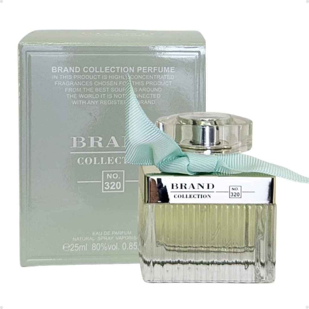 Perfume Eau de Parfum Feminino Brand Collection - 320, Luxuosa e Concentrada, Frasco Vidro 25ml