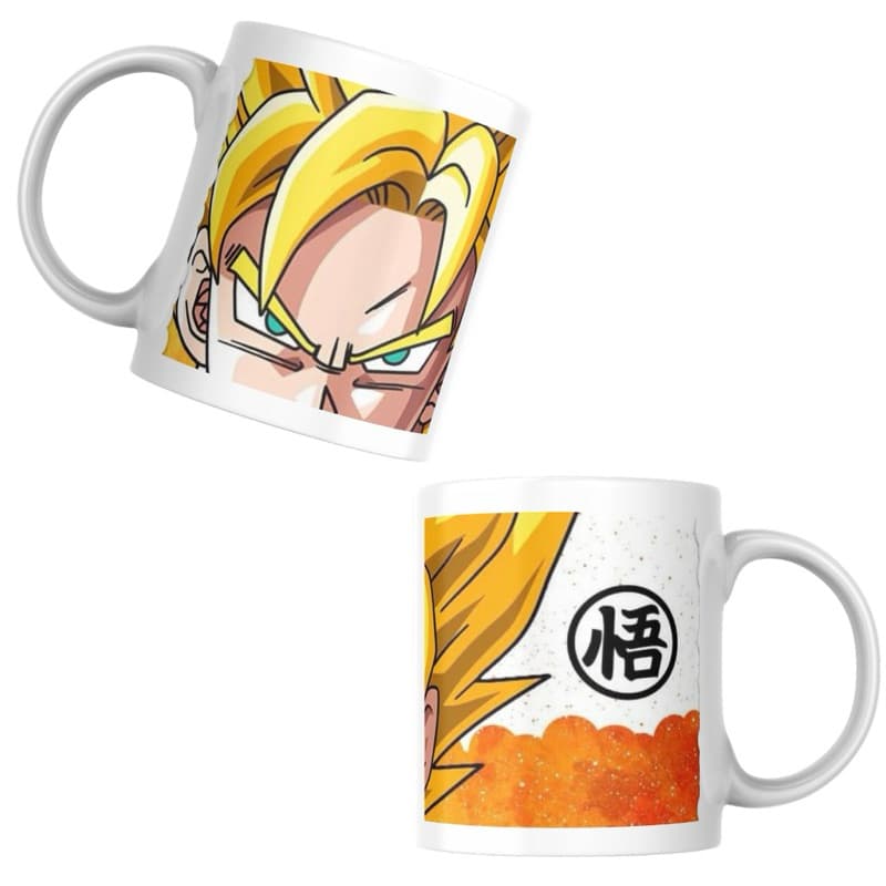 Caneca Geek insipirada Dragoon Baall Z | Goku Super Saiyajin Presente Criativo