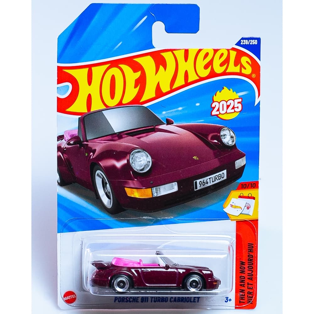 Hot Wheels Porsche 911 Turbo Cabriolet - Then and Now 2025