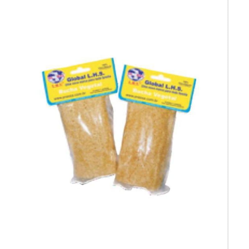 02 buchas vegetal ideal para esfoliar a pele durante o banho. Global Mil Ref.123