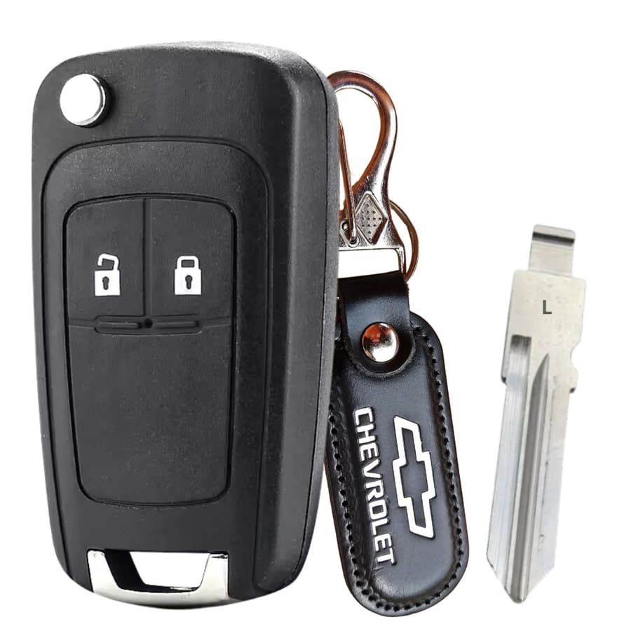 Carcaça Chave Canivete GM Corsa Celta 2 Botões + Chaveiro