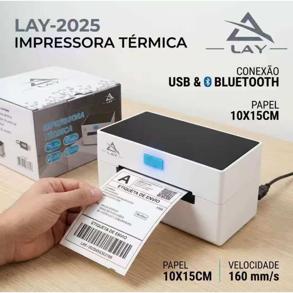 Impressora Térmica Profissional E-commerce Etiqueta
