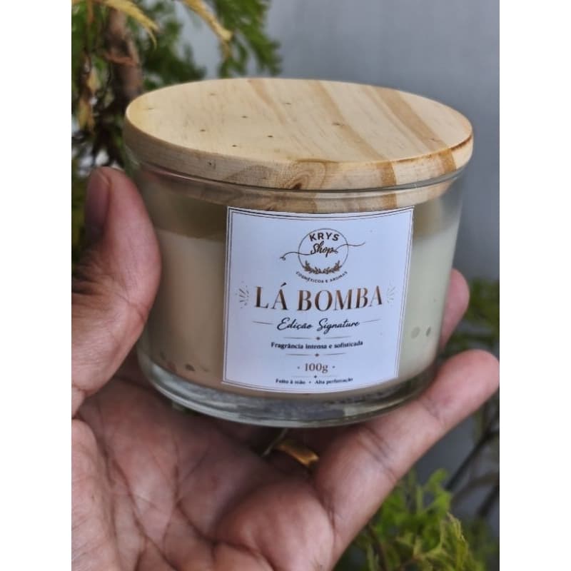Vela Aromática Perfumada Artesanal La Bomba Presente