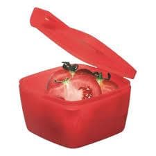 Tupperware Conserva Metade Quadrado 600ml Vermelho Linha Conservar