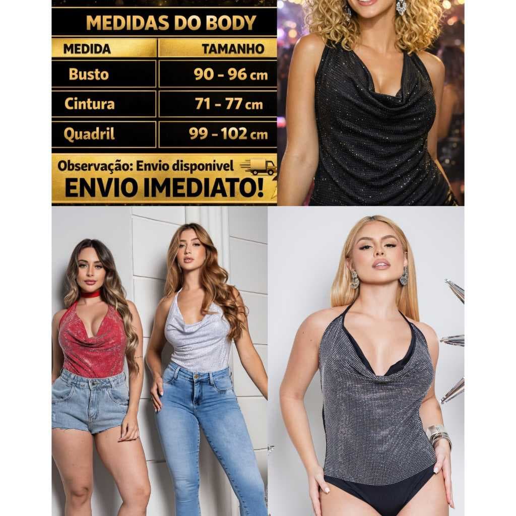 Body Babado Body Brilho Bodi Feminino Rodeio Country festa