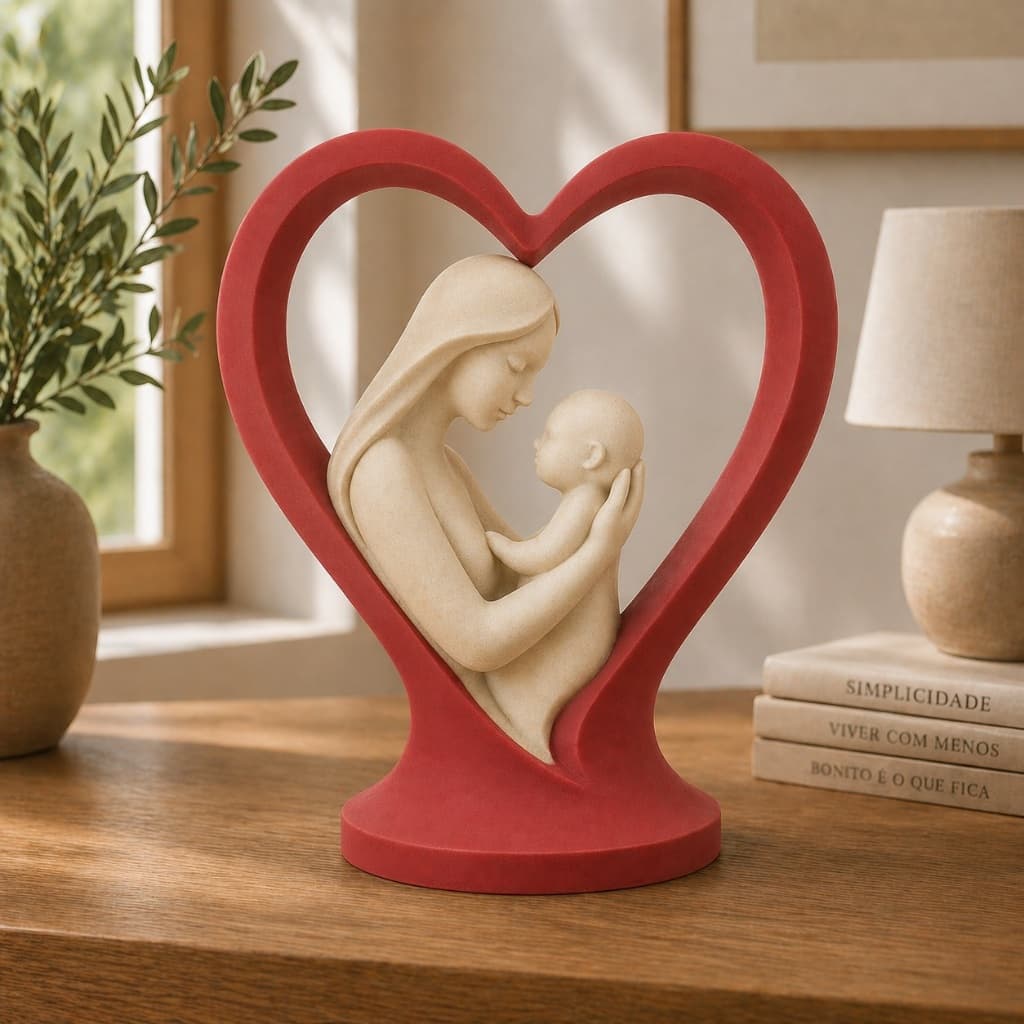 Presente para uma pessoa a especial ❤️ Escultura para quem ama.  Decoração Moderna e Significativa Escultura.