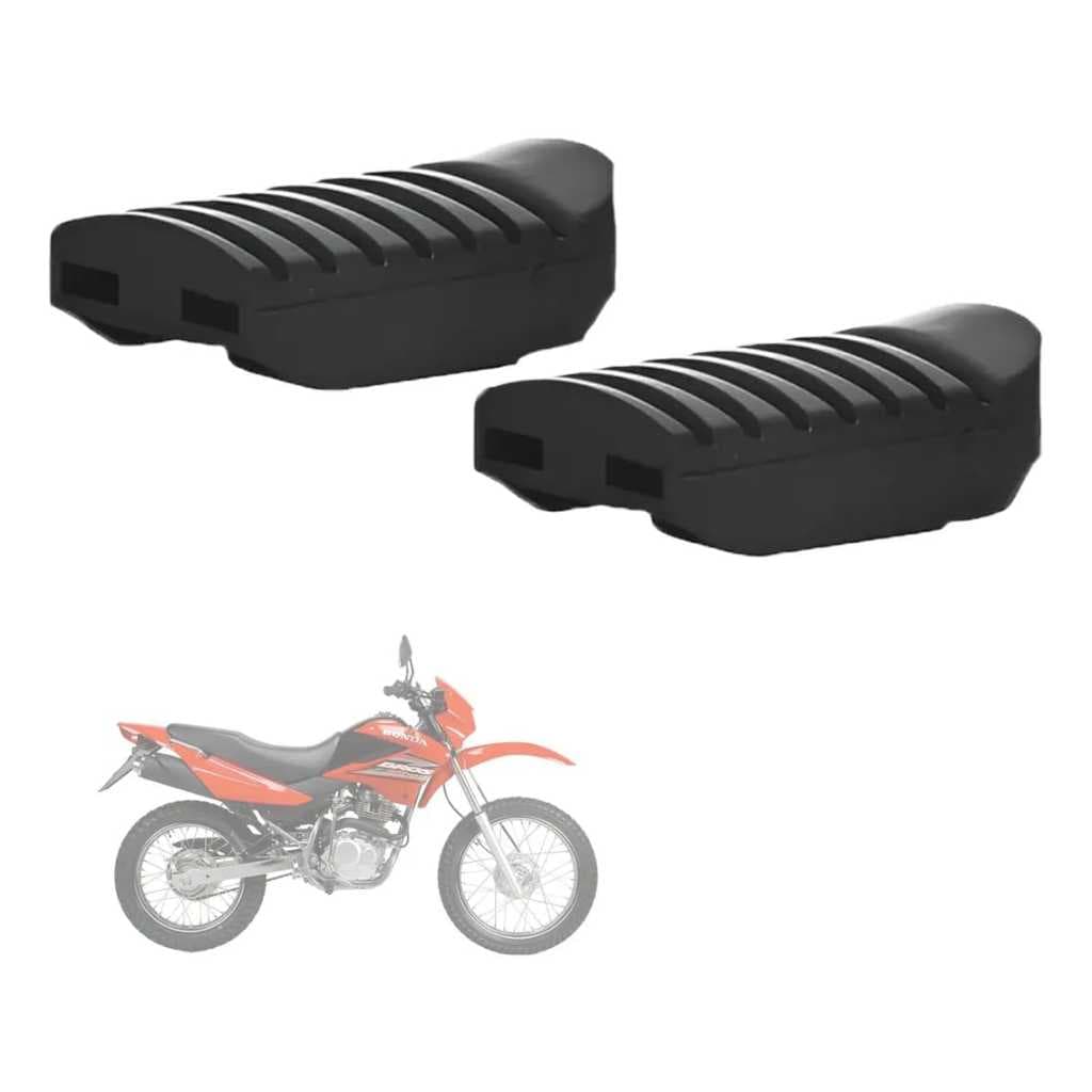 Borracha Dianteiro Do Estribo Nxr Bros 150 Moto 2009 A 2014