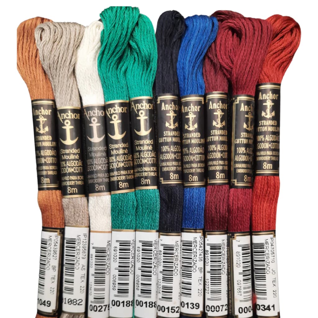 LINHA MEADA ANCHOR CORES SORTIDAS