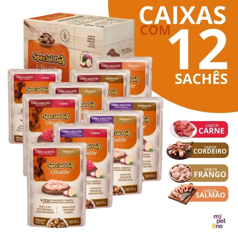 Sache Para Cães Special Dog Escolha o Sabor Caixa C/12 Unidades